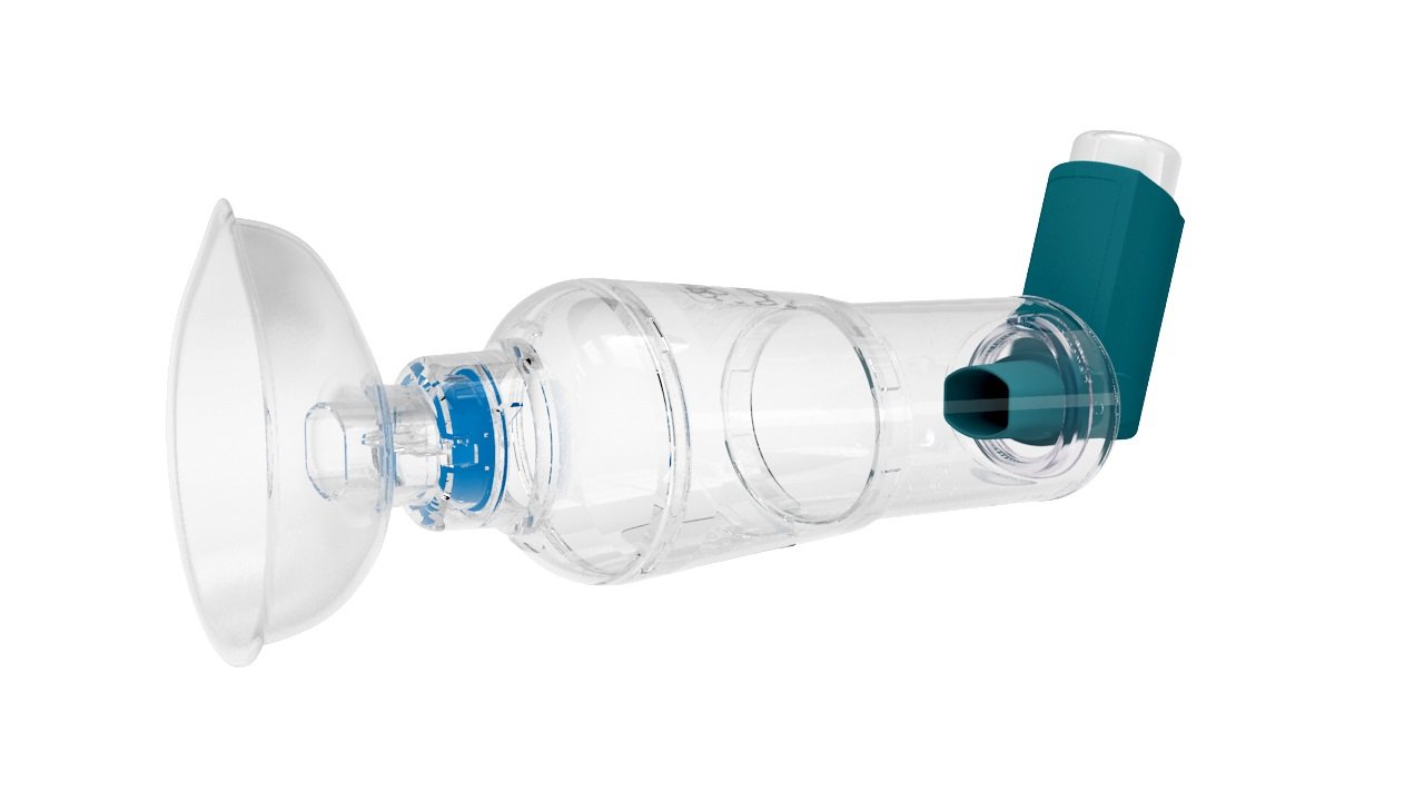 Clement Clarke A2A Spacer Inhaler Chamber + Medium Mask by Clement Clarke