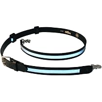 Sangle Radio Réfléchissante Pour Pompiers - Cuir, Ajustable Perfect Fit - Occasion Comme Neuve