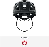 ABUS MoTrip MTB Helmet - Height-Adjustable Peak, Ponytail Fit, Unisex view 2