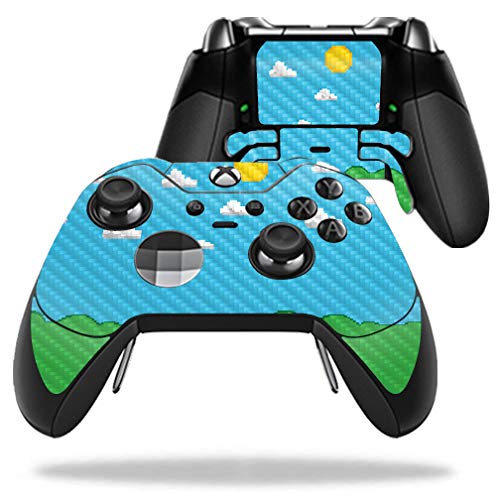 MightySkins Carbon Fiber Skin for Microsoft Xbox One Elite Controller - Gamer L…