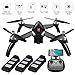ElementDigital MJX Bugs 5W GPS Drone App Operation iOS Android 1080P 5G WiFi Camera Record Video 1-Key RTH Altitude Hold Track Flight Headless Brushless Motor, 3 Battery, Adjustable Camera Angle