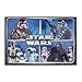 Gertmenian Disney Star Wars Indoor Area Rug - 3x5 Small, Non-Slip, Ideal for Children in Bedroom, Game Room, Classroom, Nursery or Play Area - Star Wars Characters, 40429