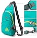 Waterfly Sling Chest Bag, Water Resistant Compact Lightweight Cross Body Bag Daypack for Men Women Teenager Working Cycling Hiking