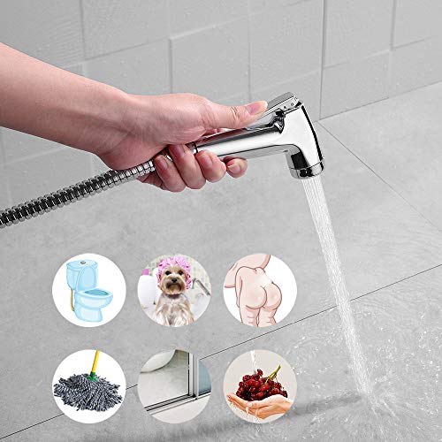 Hand Held Bidet Toilet Sprayer Kit Bathroom Cloth Diaper Washer Portable Shower Sprayer ...