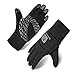Opard Winter Gloves Phone Touch Screen Waterproof Warm Inner Thermal Fleece for Men Women Work Sports Outdoor Motorcycle Cycling (Black)