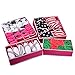 American Trends 4 Set Closet Clothes Underwear Organizer Divider Storage Boxes Rose Red