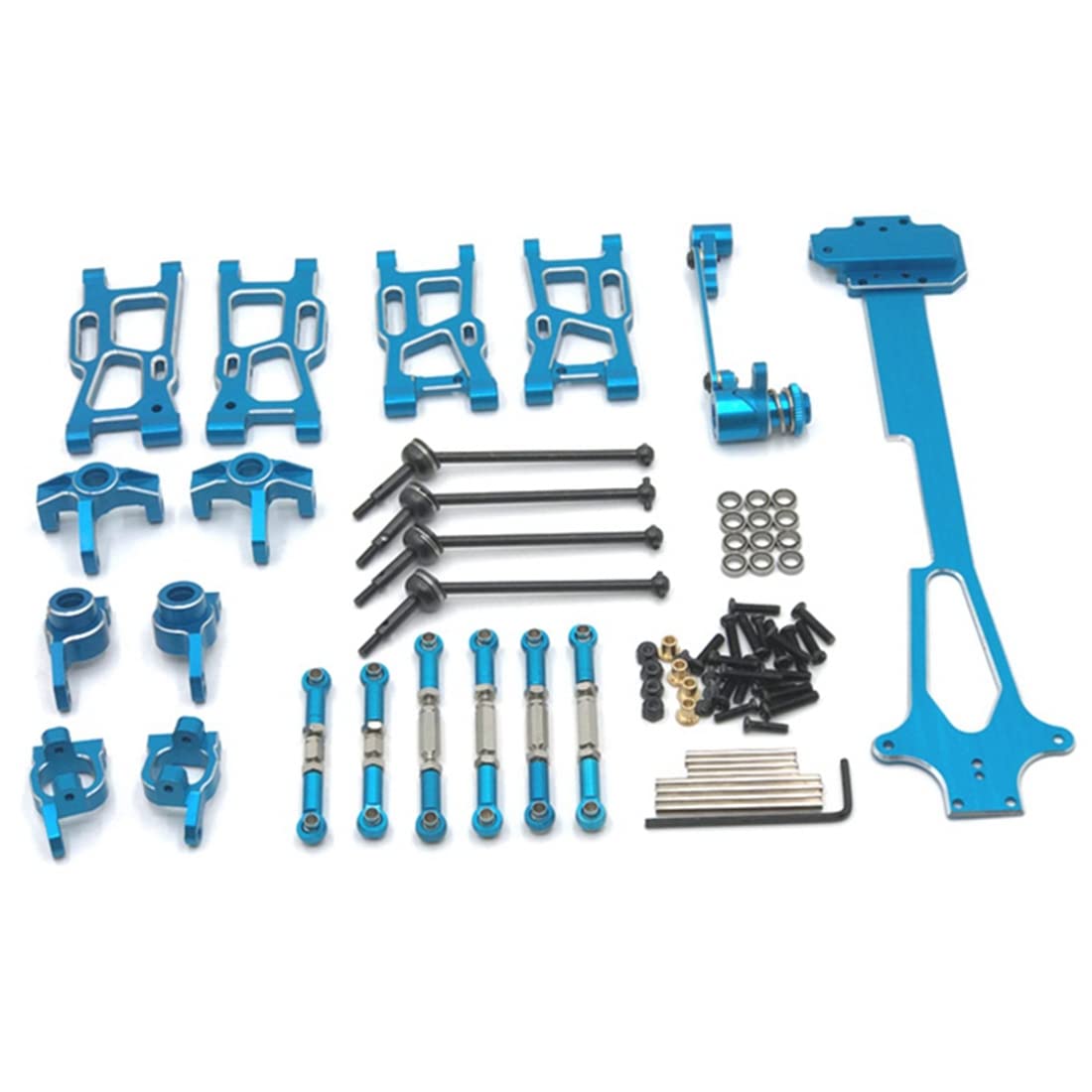 Yuikome Metal Upgrade Accessories Modification Kits for 144001 144002 144010 124017 124018 124019 RC Car Upgrade Parts ,2