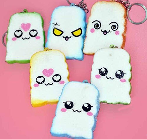 US Seller unibrand Squishies Emoji Food 5cm A Set of 2 Pieces Randomly Picked.