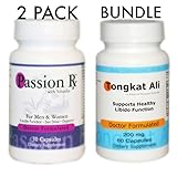 Passion RX Yohimbe + Tongkat Ali (2 Bottles Bundle Pack) Ray Sahelian, MD