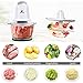 POSAME Food Chopper 4 Cup Glass Bowl, One Touch Multipurpose Electric Food Processor Mincer, White
