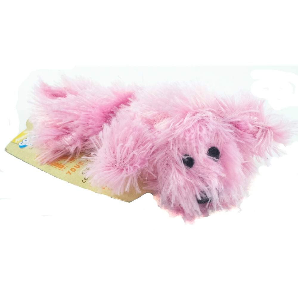 PUPPY TOY GOOD BOY RAGGY PUPPY PINK SQUEAKY UNSTUFFED PUPPY TOY