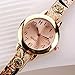 Women Watch,FUNIC Leather Rhinestone Rivet Chain Quartz Bracelet Wrist Watch (Beige)