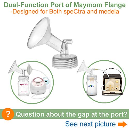 image for Maymom Pump Parts for Spectra S2 Spectra S1, 21mm Flange, Valve Tube B