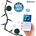 Bright Tunes Indoor/Outdoor 5 Color Multi Colored Incandescent String Lights with Bluetooth Speakers