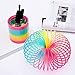POPLAY Beautiful Rainbow Magic Spring Slinky Assorted Spring Slinky Toy