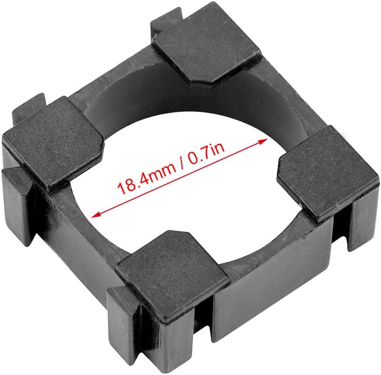 FTVOGUE 100Pcs 18650 Li-ion Battery Holder Stand Cylindrical Battery Pack Bracket Safety Anti Vibration Plastic Case Box - Image 5