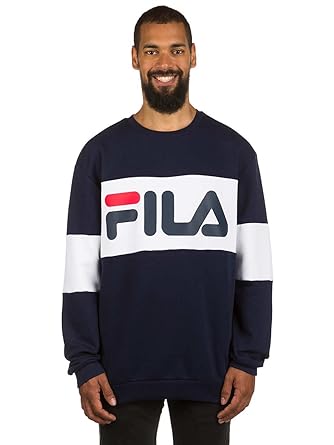 Fila Straight Blocked Crew Men, Sweatshirt