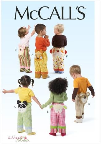 McCall Pattern Company M6825 Toddlers' Pants Sewing Template