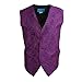 EGC1B01-03 Multi Mens Paisley Waistcoat Woven Microfiber S-3XL Vest By Epoint