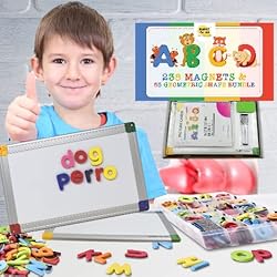 291Pcs ABC Magnets Board Magnetic Letters Numbers