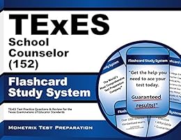 Amazon Com Texes 152 School Counselor Exam Flashcard
