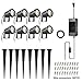 ZUCKEO 5W LED Landscape Lights with Transformer 12V 24V Waterproof Garden Pathway Lights Warm White Walls Trees Flags Outdoor Spotlights with Spike Stand (8 Pack with Transformer)…