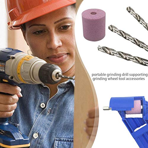 Meka-supplies - Corundum Wheel Portable Drill Bit Sharpener Wear Resisting Grinding Wheel for Household Drill bit Parts Tools Hand Tool Accs