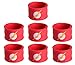 Justice League Superhero Slap Bracelet for Kids Boys & Girls Birthday Party Supplies Favors (7 Pack The Flash)