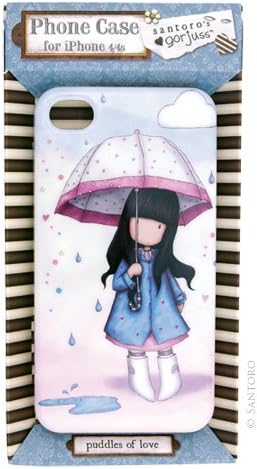 Santoro Gorjuss Coque Rigide Pour Apple Iphone 4 4s Parapluie Fond