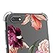 Huawei Y5 2018 Case/Honor 7S case,Y5 Prime 2018 case with Flower,LUOLNH Slim Shockproof Clear Floral Pattern Soft Flexible TPU Back Cover for Huawei Y5 2018/Y5 Prime 2018 /Honor 7S(Purple)