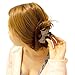 Cfalaicos Gorgeous Bowknot Hair Claw Jaw Clips Full Crystal
