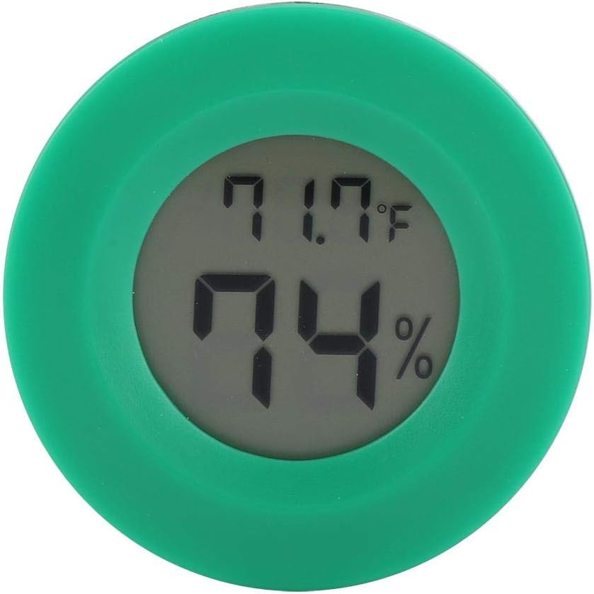 Mini Thermometer Round Shape Temperature Digital LCD Monitor Indoor