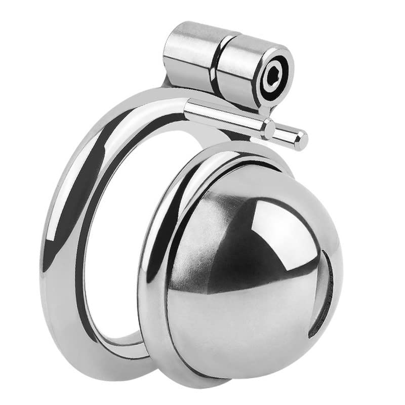 Bondage Masters Chastity Device Ultra Short Chastity Cage, Small CB Device Unique Lock