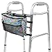 Vive Walker Bag - Accessories Wheelchair Basket Pouch (Water Resistant) - Seniors Caddy Accessory Attachment for Folding, Rolling Walkers - Carry Storage Carrier Tote - Lightweight, Universal Size