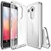 Ringke Fusion Compatible with Nexus 5X Case Clear PC Back TPU Bumper with Screen Protector Drop Protection, Shock Absorption Technology Attached Dust Cap for LG Google Nexus 5X - Clear
