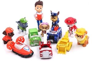 WOLEN 12Pack PAW Patrols cake topper Action Figure Toys Premium Cake Toppers for Paw party supplier Birthday