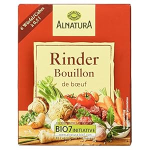 Alnatura Bio Rinderbrühwürfel, glutenfrei, 15er Pack (15 x 66 g)