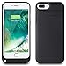 iPhone 8 Plus / 7 Plus Battery Case, Peyou 4000mAh Ultra Slim Extended Backup Power Bank Battery Charger Case Cover with Kickstand for iPhone 8 Plus, iPhone 7 Plus, 6 Plus, 6S Plus 5.5