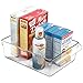 iDesign Linus Plastic Fridge and Freezer Storage Organizer Bin with Handle, Clear Container for Food, Drinks, Produce Organization, 8