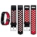 GEAK Fitbit Charge 2 Bands, Replacement Accessories for Fitbit Charge2 HR, Large Size Band, Black / Red