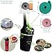 Yoga Mat Bag - Elegant & Embroidered Cotton Tote With 2 Pockets | Wide Sling Carrier With Long Strap & 2 Elastic Mat Bands (Black & Lime Green)
