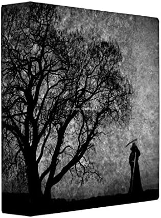 3 Ring Binder, Grim Reaper Book, Boundaries Between, 4 Sizes Available (Mini, White Interior)