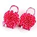Qandsweet Baby Girl's Barefoots Sandals Flower 6 Pairs