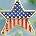 Mill Hill Patriotic Star Beaded Counted Cross Stitch Kit MH183101 2013 Spring Bouquet