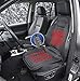 sojoy SJ120R009T Universal 12V Heated Car Seat/Cushion Warmer High/Low, 30 Mins Automatically Turn-off Timer, Black