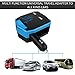 FOGEEK Worldwide Travel Adapter w/ CAR CHARGER : International Plug [US UK EU AU] with Dual USB Charging Ports, Car Charger Safety Fused Charger for Mobile/Tablet/Camera/Laptop in 150+ Countries