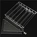Cq acrylic 48 Bottles of 6 Layers Clear Nail Polish Rack,Nail Polish Storage Organizers And Storage Box,Clear Paint Bottles Holder And Essential Oil Organizer,Pack of 1