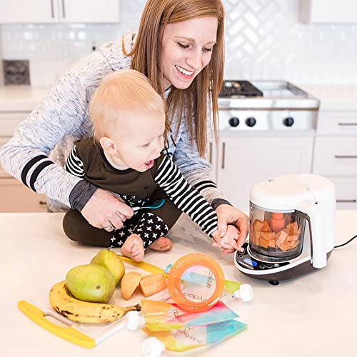Baby Brezza One Step Glass Baby Food Maker Cooker and Blender to