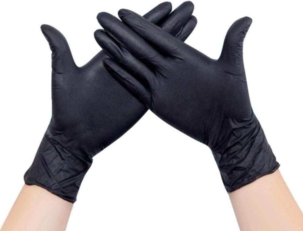 TLZD to wear Safe Medium-Box Pairs Extra New per Sensitive OR Smooth For Inspection Coated Gardening Gloves. Long Nylon PU round sticker Cotton Small Textured Thickness Soft Stretchable