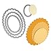 Sizzix Framelits Die Set 4/PK - Ovals, Scallop